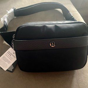 NWT - Lululemon Now and Always Belt Bag with leather trim